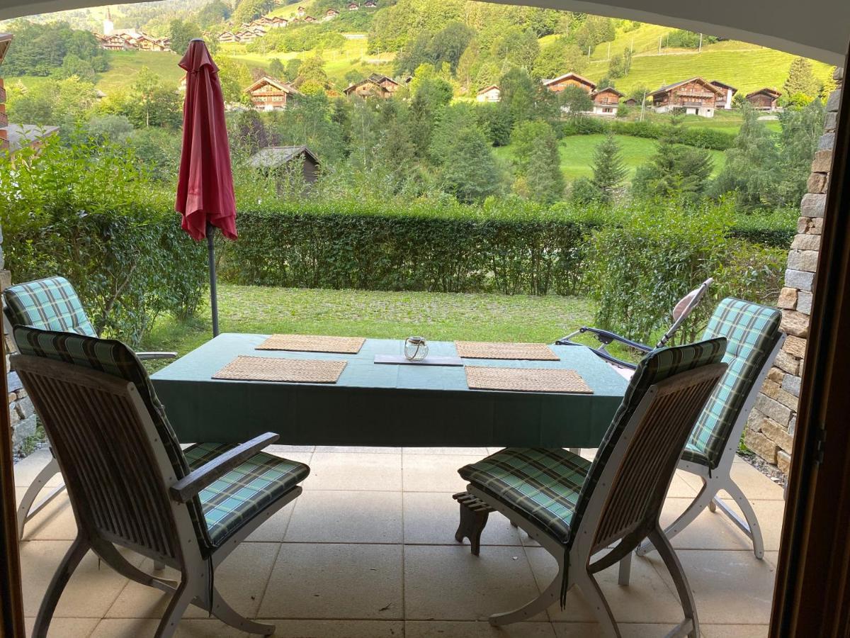 Studio - La Vieze Thermes Park Apartment Val d'Illiez Ngoại thất bức ảnh